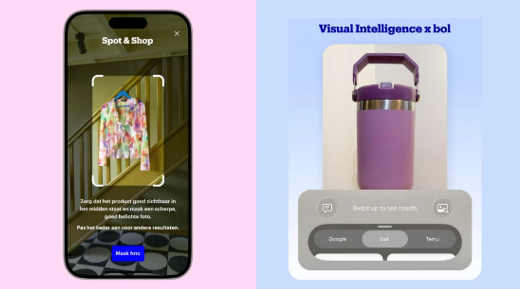 Visueel zoeken op bol
